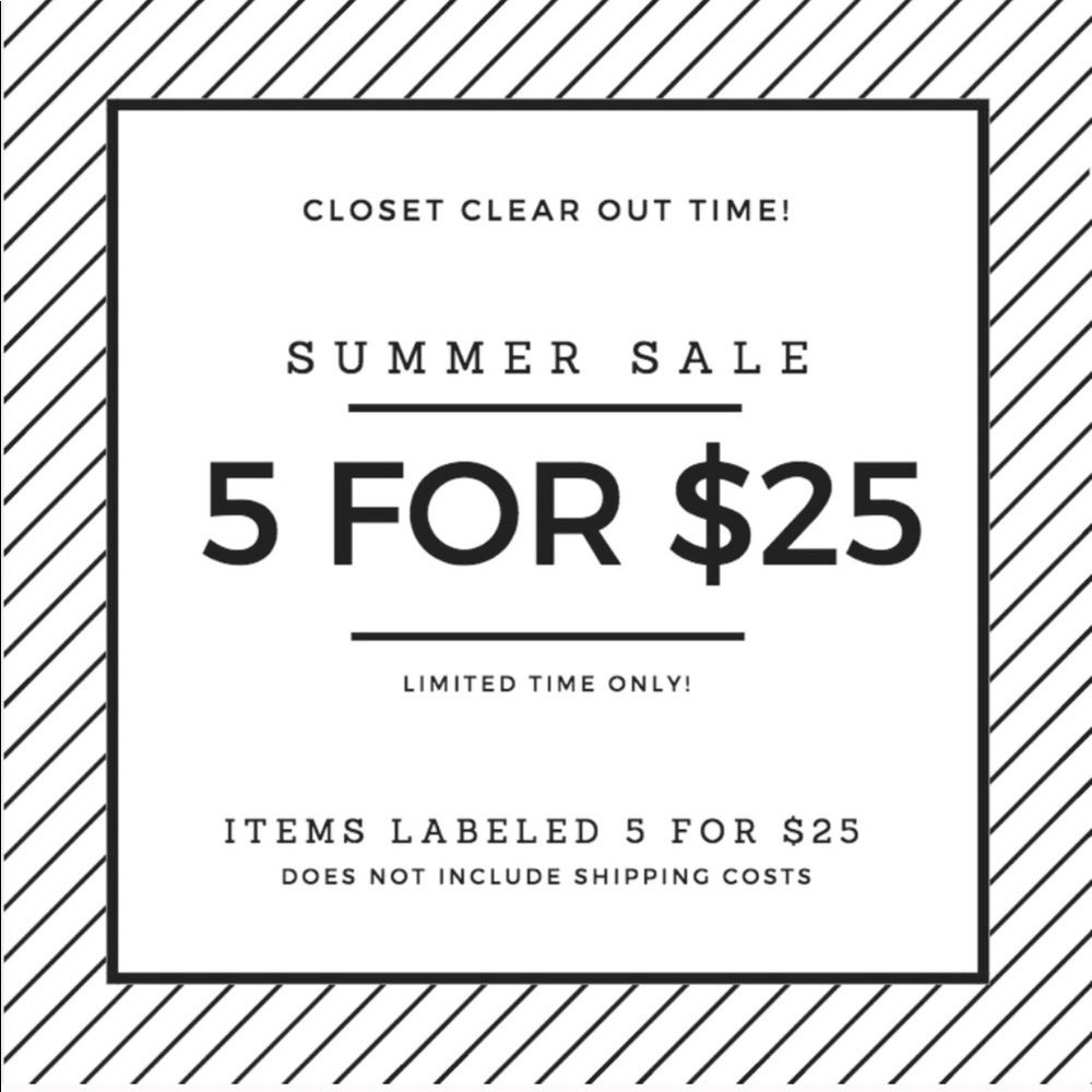 ⚡️5 for $25⚡️ SALE